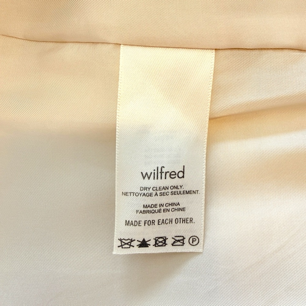 NWOT Wilfred Tan and Cream Plaid Blazer - Picture 16 of 16